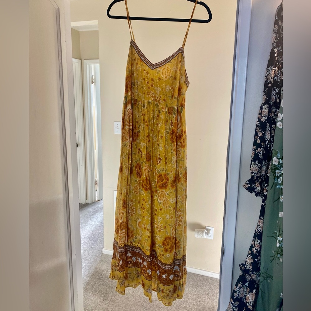 Spell and the gypsy yellow maxi dress